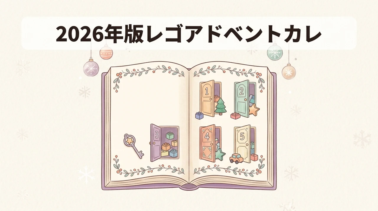 2026年版レゴアドベントカレンダー全5種類を比較