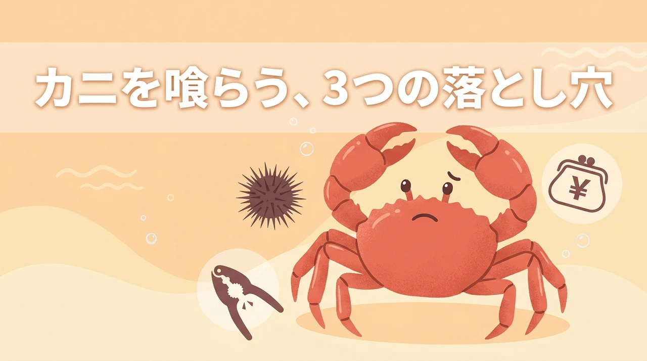 それでもカニを喰らうのデメリット3選