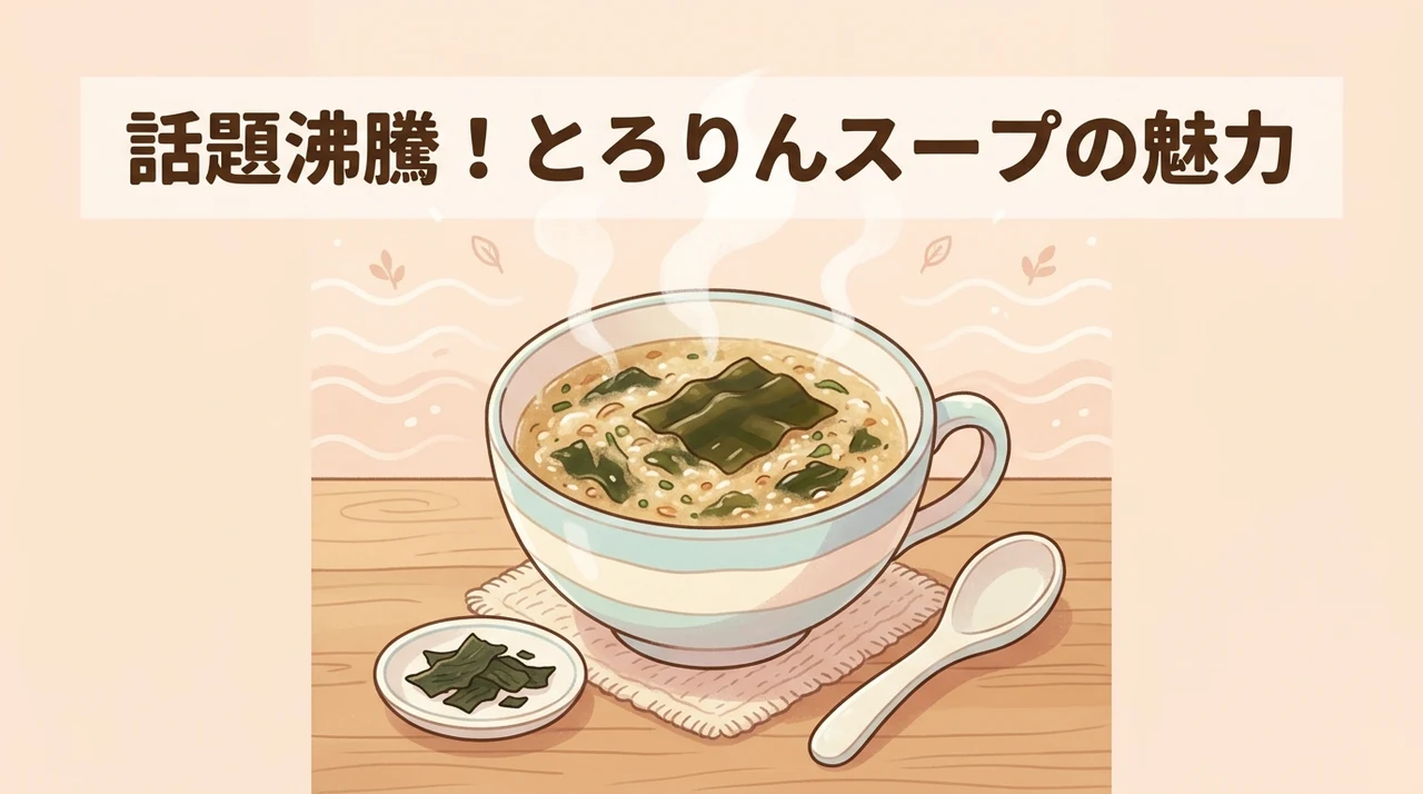 とろりんスープ昆布と海藻とは？口コミで話題の魅力