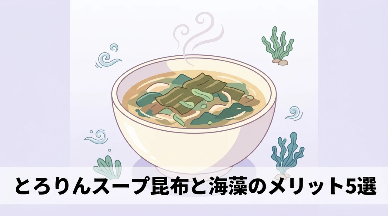 とろりんスープ昆布と海藻のメリット5選