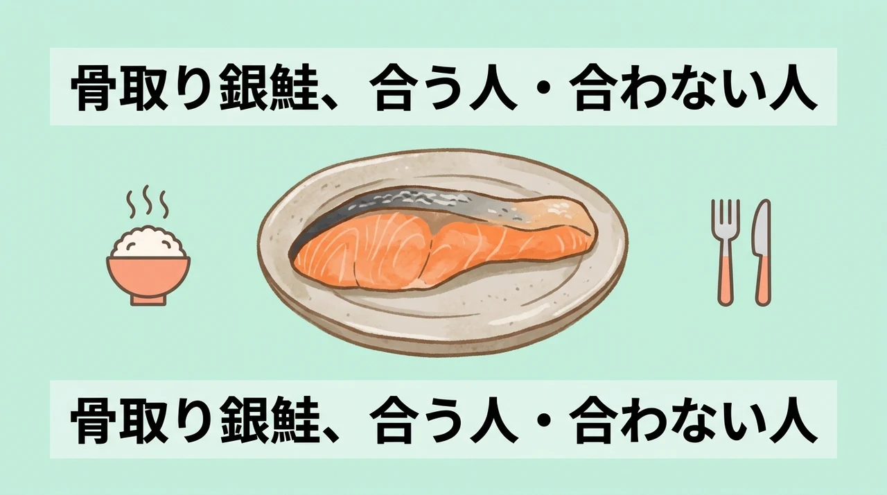 骨取り銀鮭がおすすめな人・おすすめしない人
