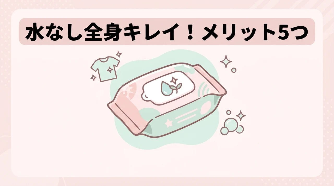 水のいらない全身キレイセットのメリット5つ