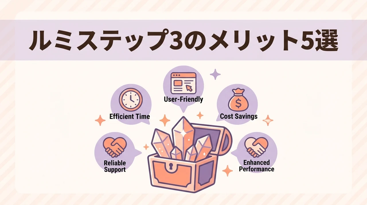 ルミステップ3のメリット5つ